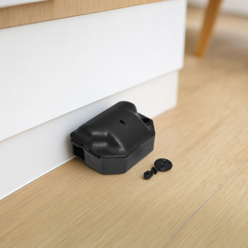 SMART mouse trap box - black with 1 mouse trap