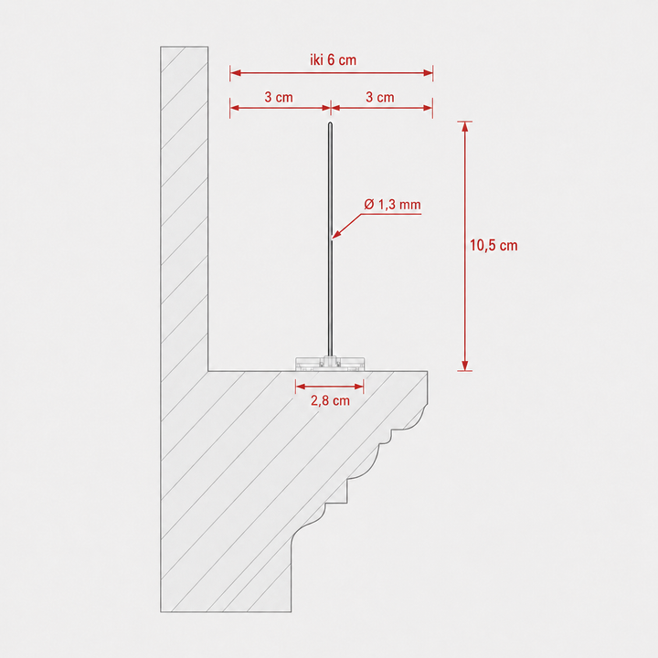 100% Stainless Steel Spike System for Bird Repellent (10 m)