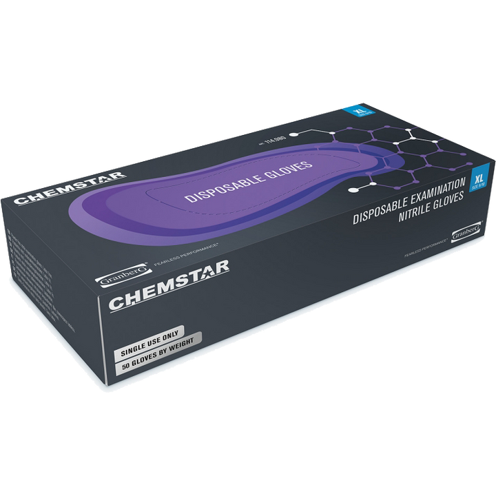 Disposable nitrile gloves GRANBERG 980, purple 
