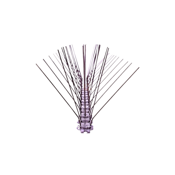 Galvanized steel spike system for bird control (10 m)