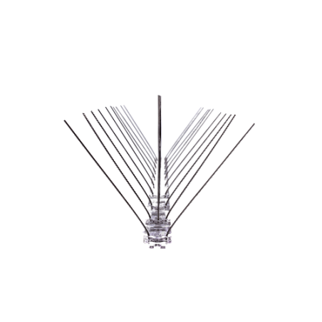 Galvanized steel spike system for bird control (10 m)