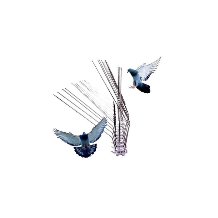 Galvanized steel spike system for bird control (10 m)
