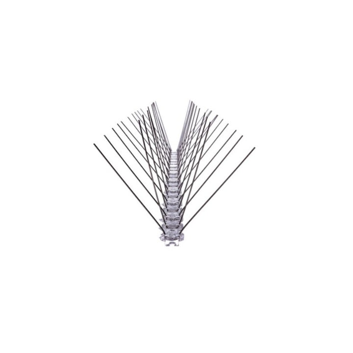 Galvanized steel spike system for bird control (10 m)