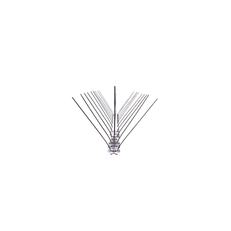 Stainless steel spike system for bird deterrence (10 m)