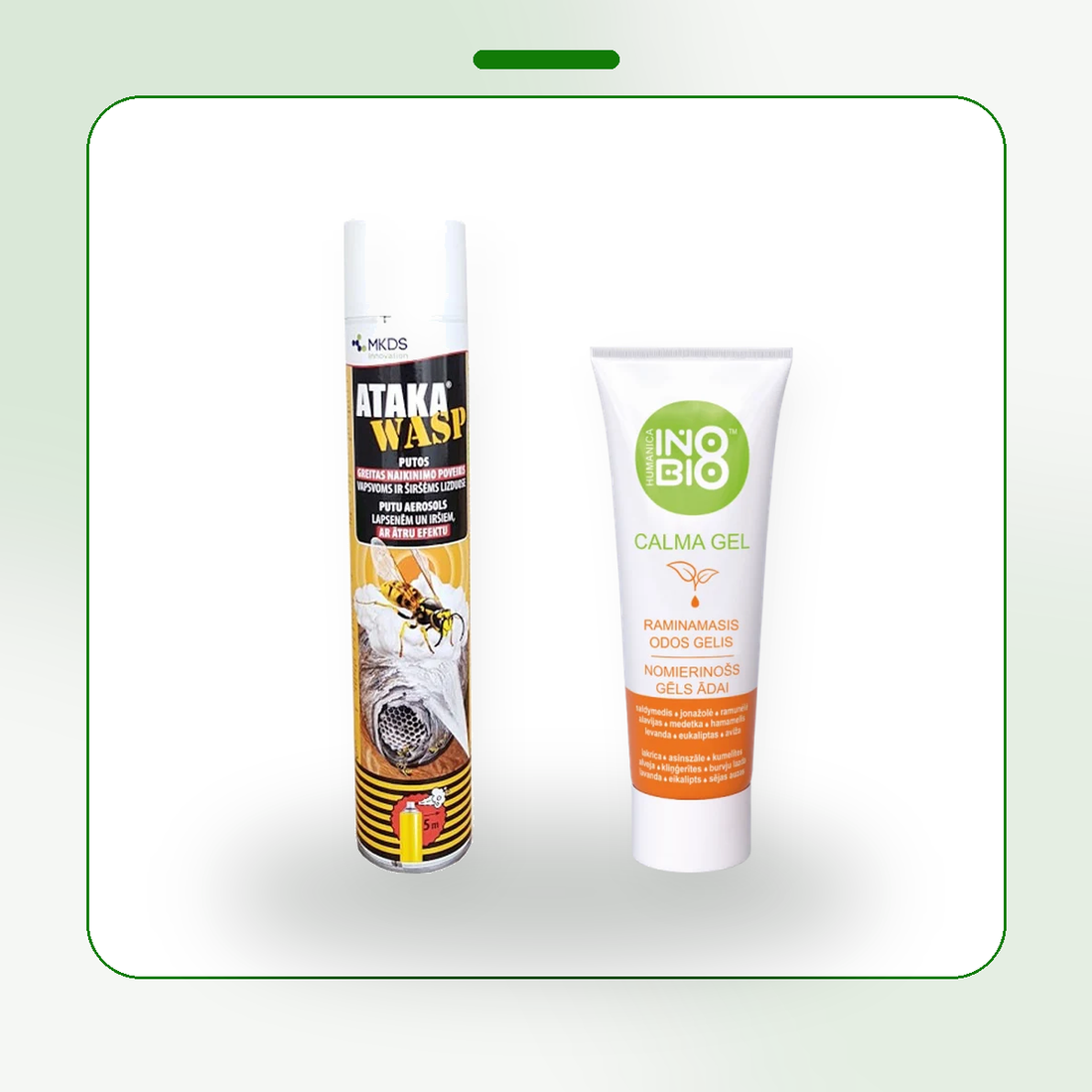 Wasp and hornet control kit